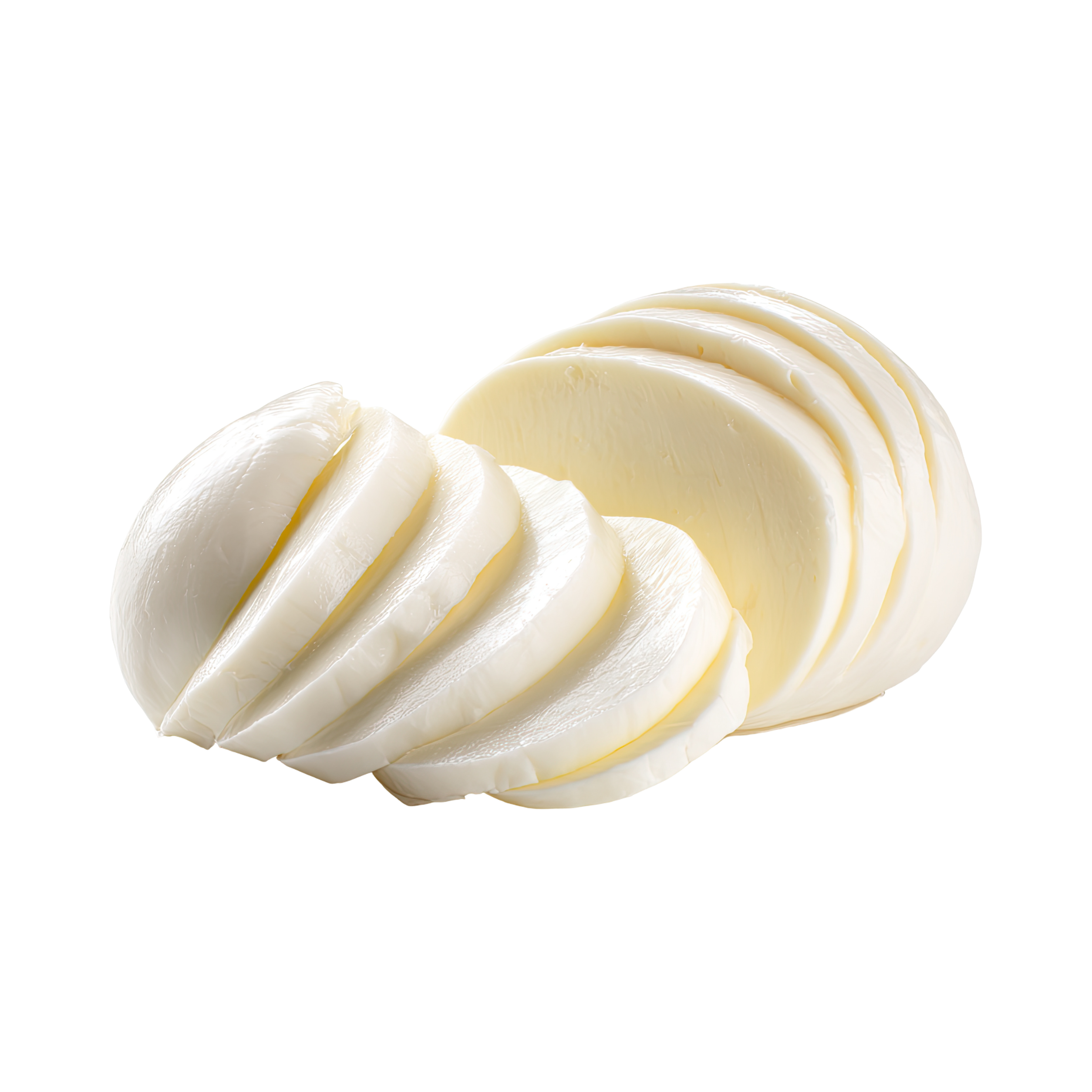 Mozzarella slices