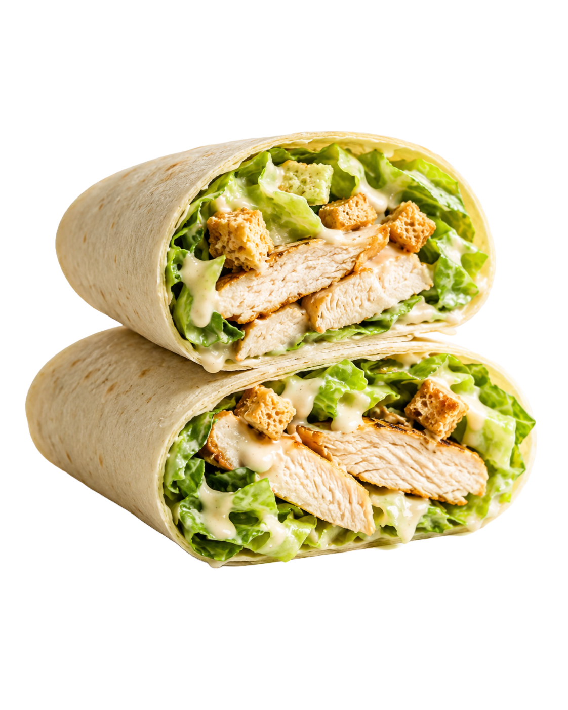 Tortilla wrap with chicken